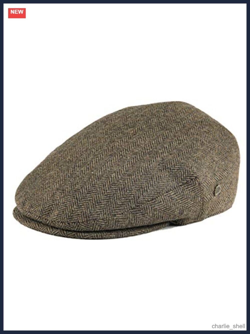 Wool Blend Herringbone Flat Ivy Newsboy Hat Gatsby Cabbie Cap